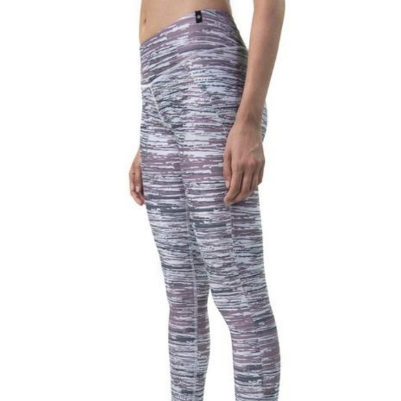 Satva Mantra Legging Scratch Print SM NWT - Picture 2 of 7